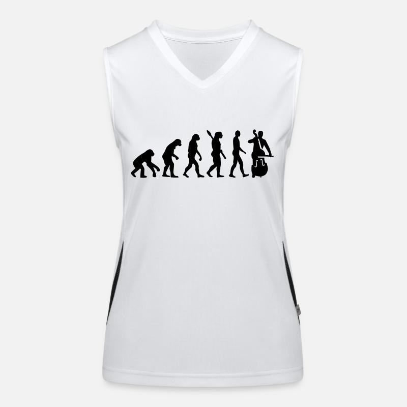 Kontrabass Funktionelles Kontrast-Tank Top für Frauen