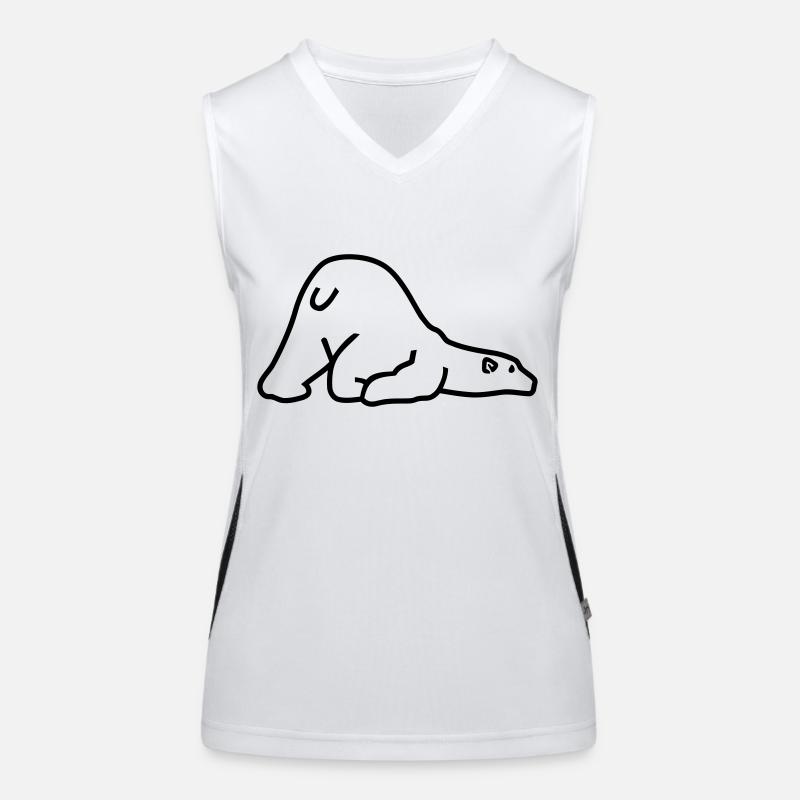 Polar bear Women's Functional Contrast Tank Top