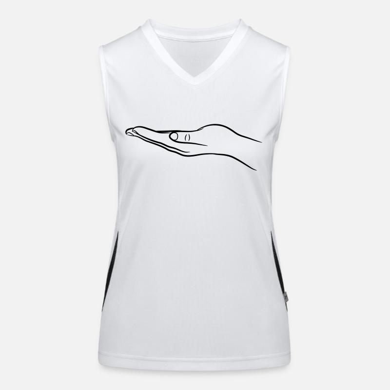 Prendre l'ouverture manuelle Débardeur respirant contrasté Femme