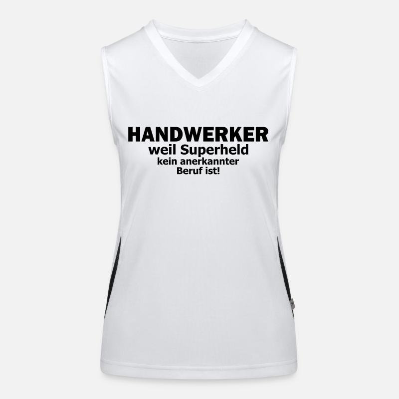 handwerker Funktionelles Kontrast-Tank Top für Frauen