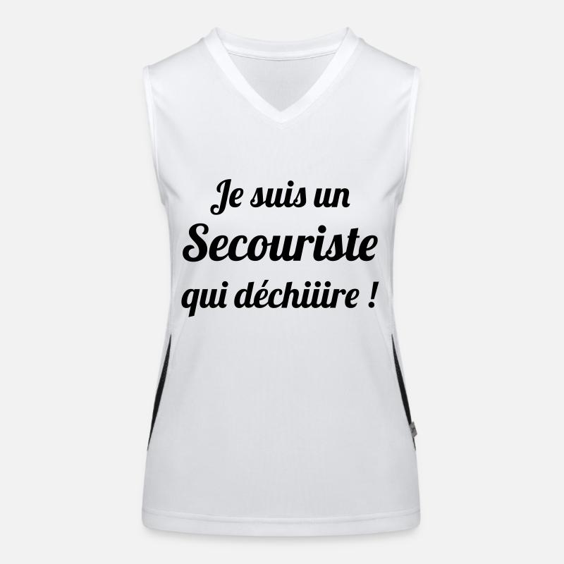 Secourisme / Secouriste / Secours / Secourir Débardeur respirant contrasté Femme