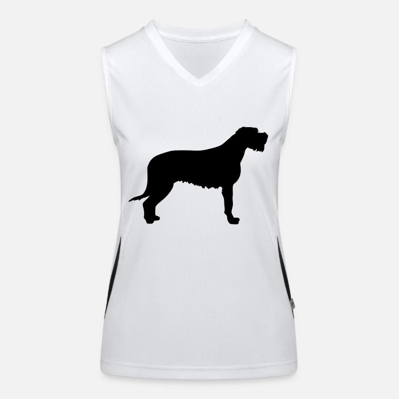 Irish Wolfhound Women's Functional Contrast Tank Top