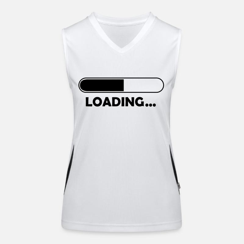 loading_001 Funktionelles Kontrast-Tank Top für Frauen