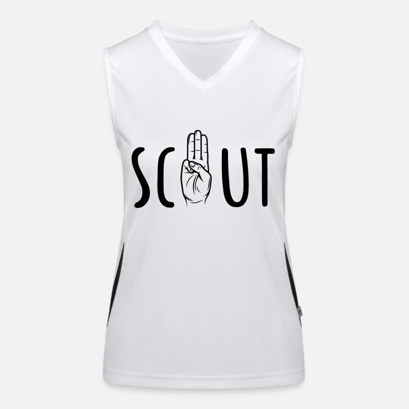 Pfadfinder / Pfadfinder Funktionelles Kontrast-Tank Top für Frauen