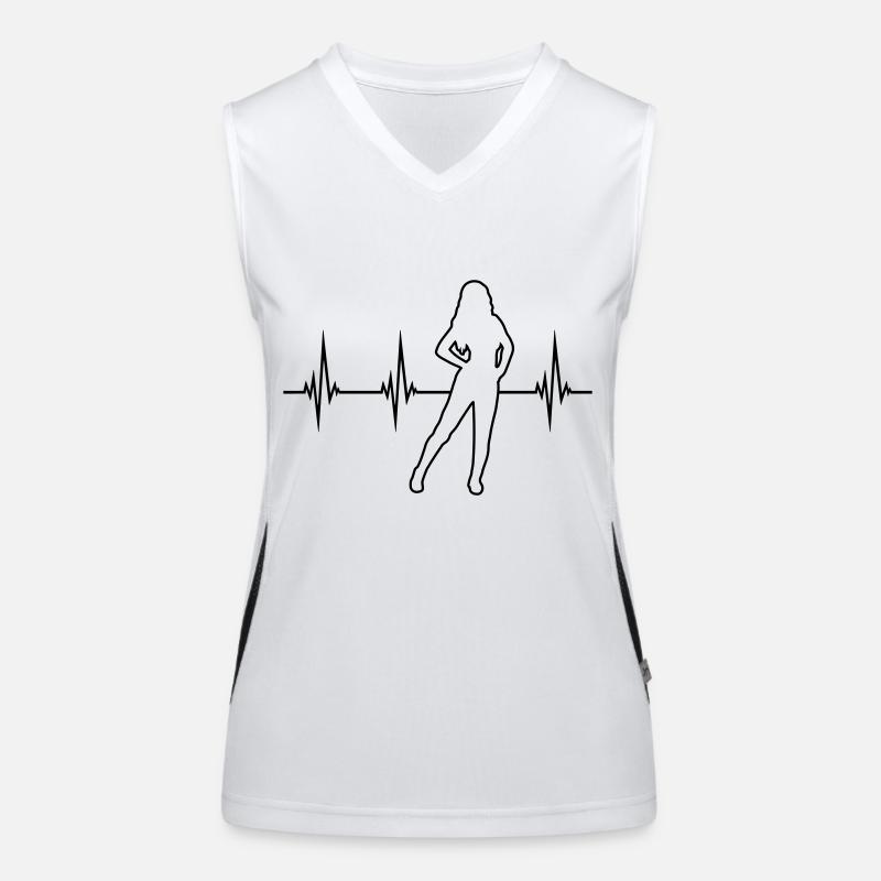 Frequenz Hot Girl Funktionelles Kontrast-Tank Top für Frauen