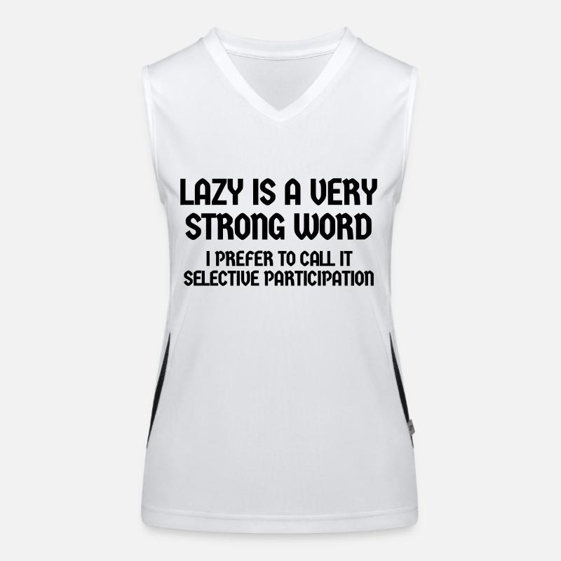 LAZY EST UNE PARTICIPATION SÉLECTIVE Débardeur respirant contrasté Femme