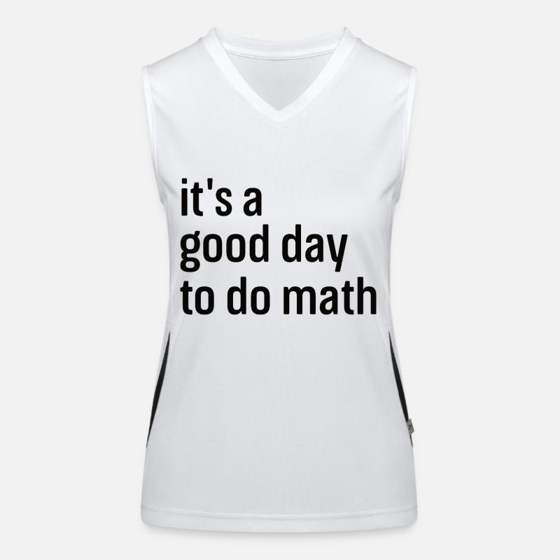 Mathe Mathematik Mathematiker Schule Nerd Geschenk Funktionelles Kontrast-Tank Top für Frauen