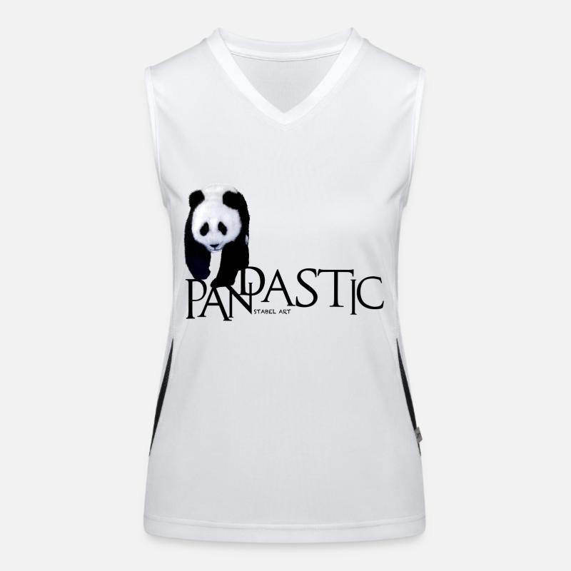 Pandastique Débardeur respirant contrasté Femme