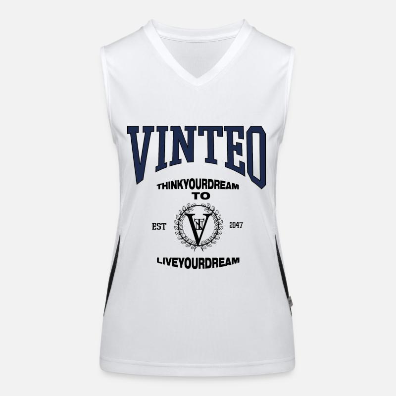 VINTEO Funktionelles Kontrast-Tank Top für Frauen