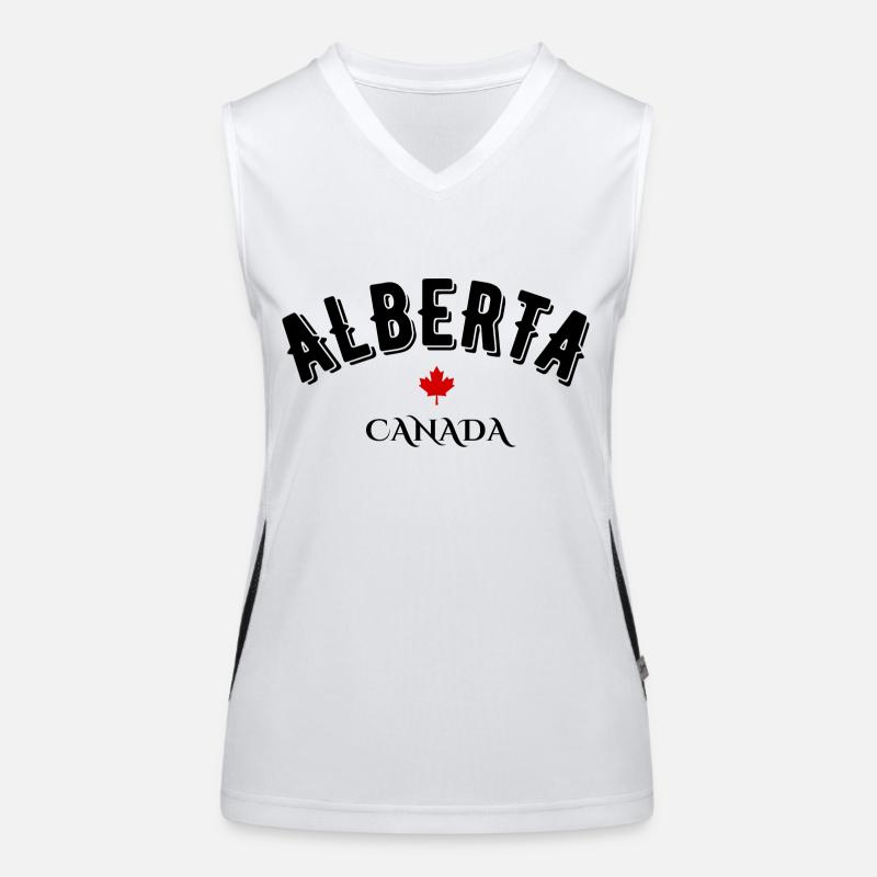 Alberta Kanada Funktionelles Kontrast-Tank Top für Frauen