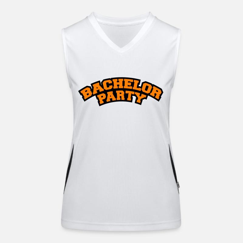 Bachelor Party Funktionelles Kontrast-Tank Top für Frauen
