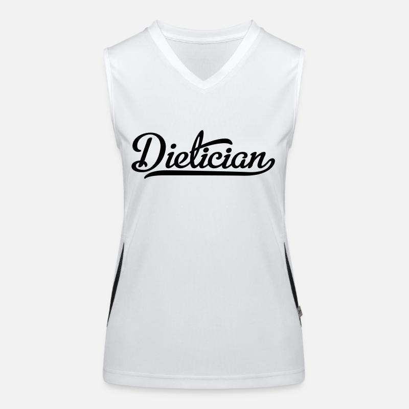 Diététicien Débardeur respirant contrasté Femme