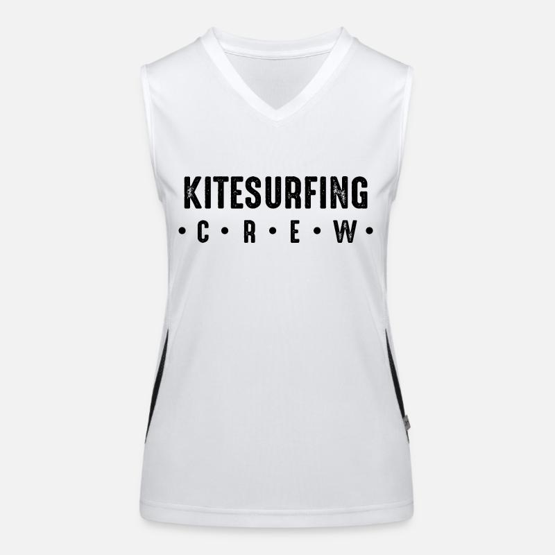 Équipage de kitesurf Débardeur respirant contrasté Femme