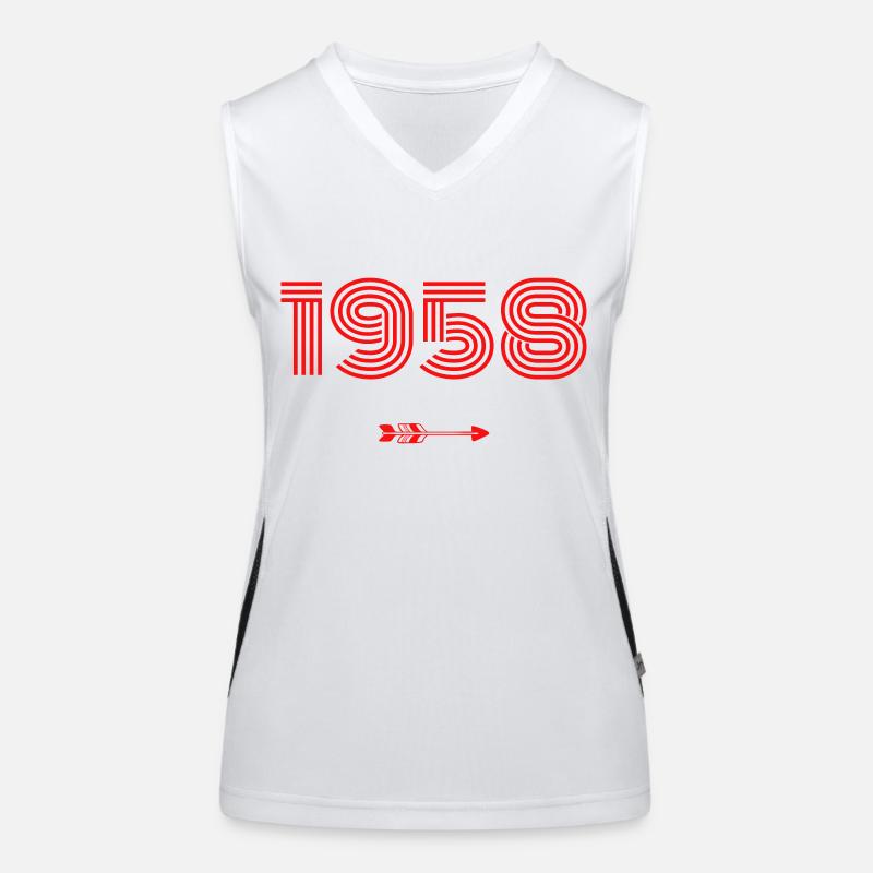 Born in 1958 Women's Functional Contrast Tank Top