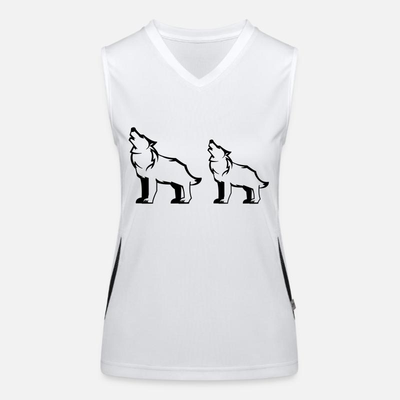 Meute de loups Débardeur respirant contrasté Femme