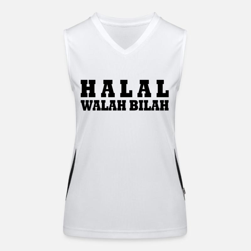 Halal walah bilah Funktionelles Kontrast-Tank Top für Frauen