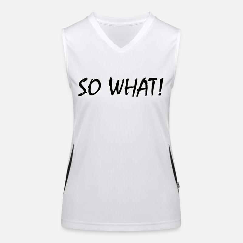 So what Funktionelles Kontrast-Tank Top für Frauen