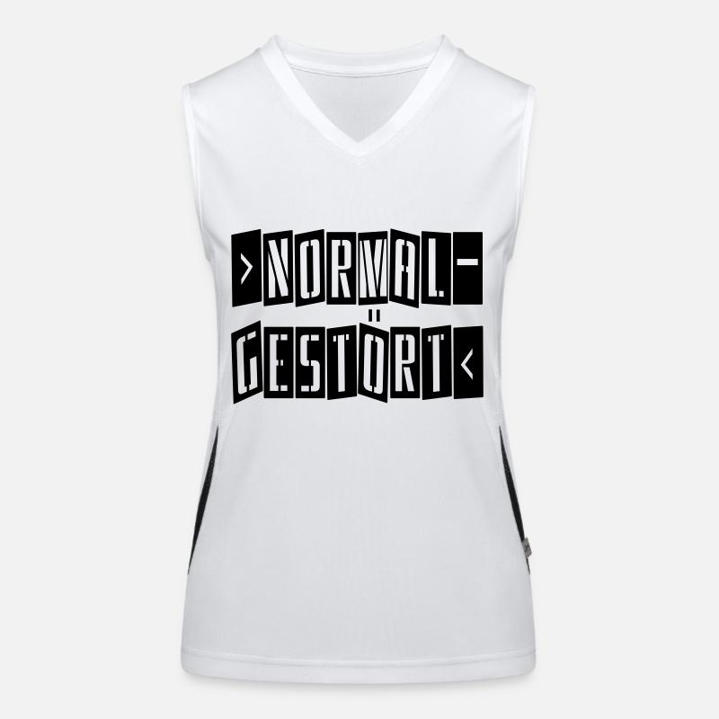 normal gestört Funktionelles Kontrast-Tank Top für Frauen