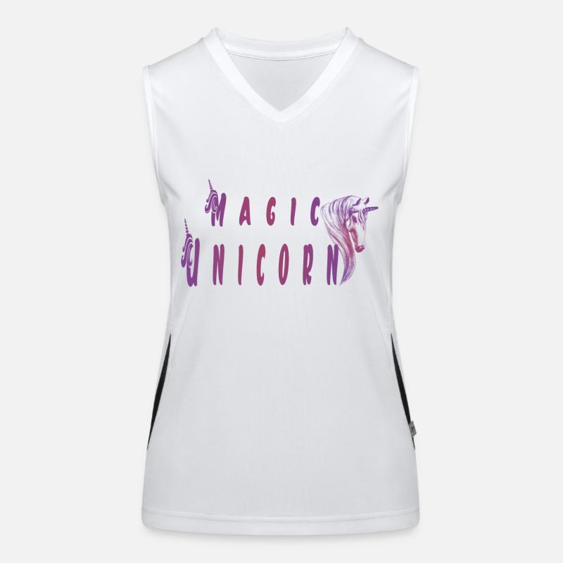 magic unicorn Débardeur respirant contrasté Femme