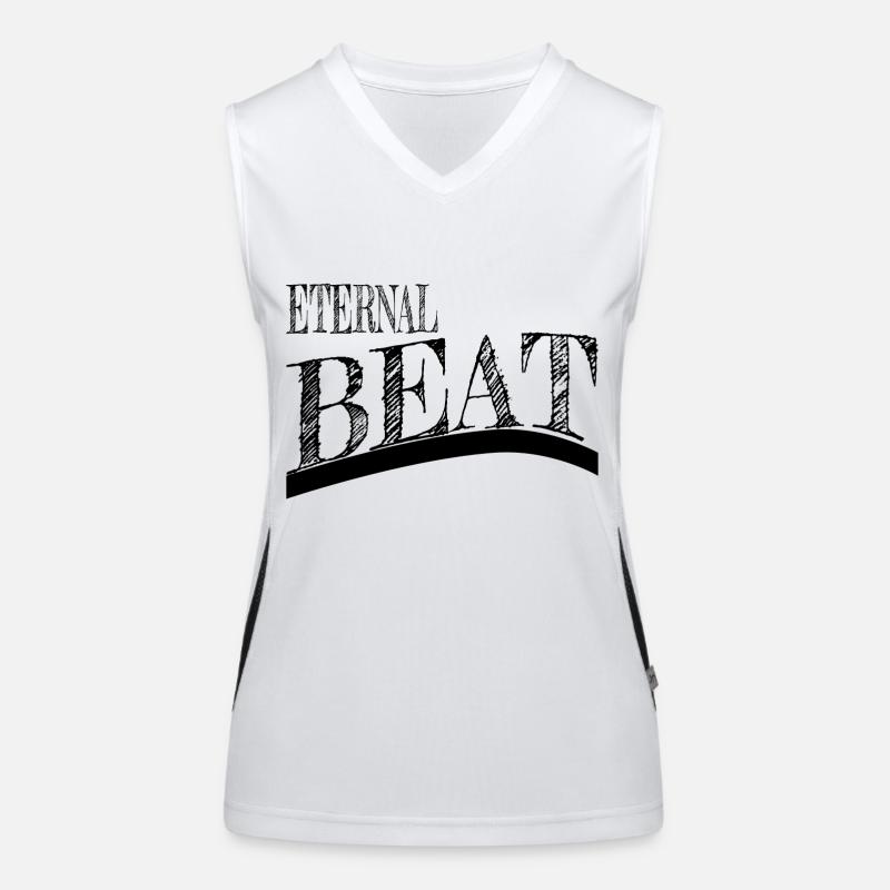present idea sayings rhythm geek timeless elegance Funktionelles Kontrast-Tank Top für Frauen
