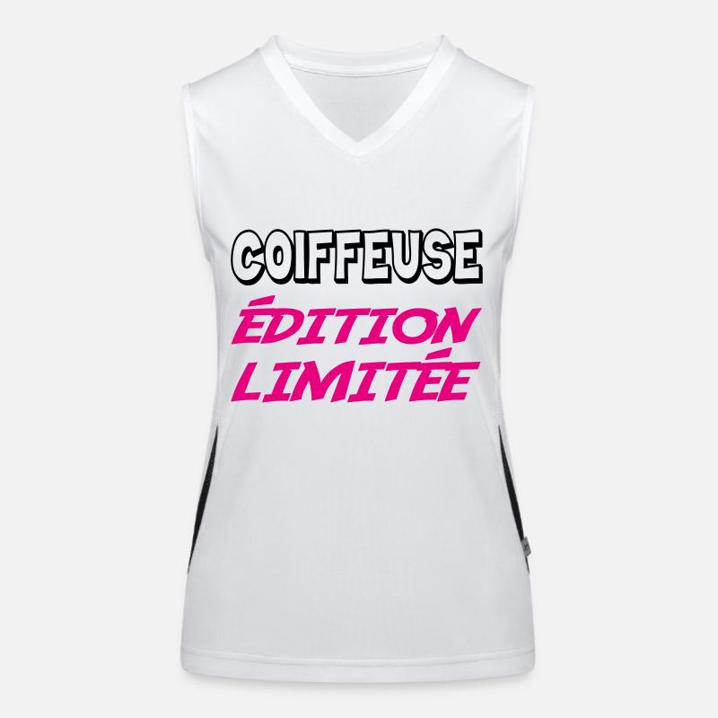 COIFFEUSE édition limitée Débardeur respirant contrasté Femme
