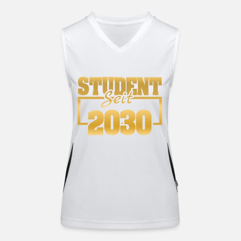 Student 2030 Funktionelles Kontrast-Tank Top für Frauen
