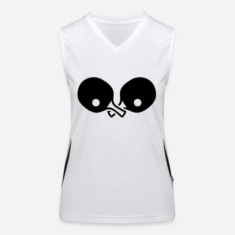 tennis de table Débardeur respirant contrasté Femme