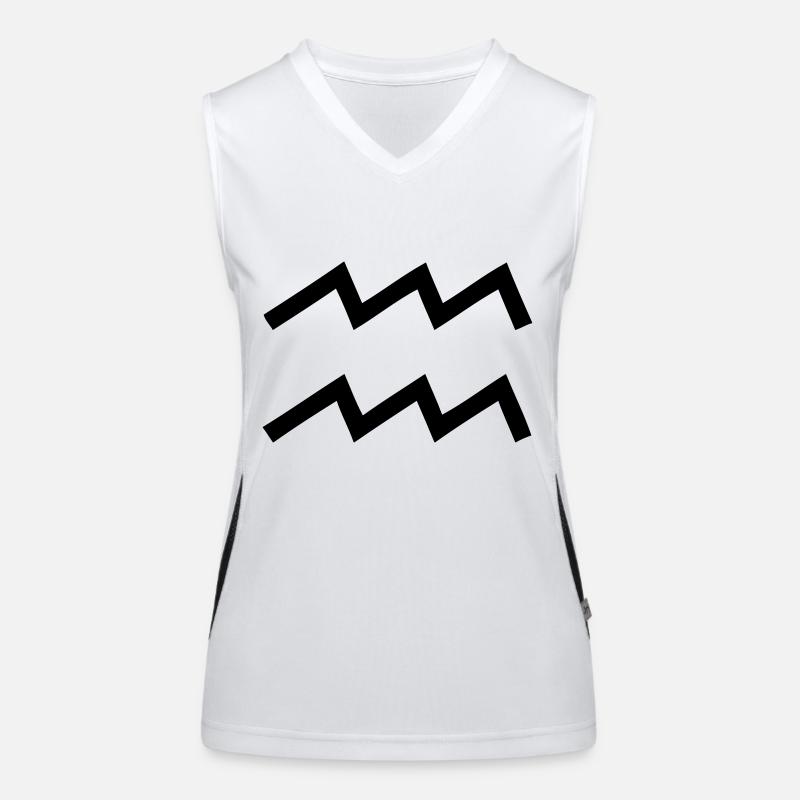 Wassermann Funktionelles Kontrast-Tank Top für Frauen