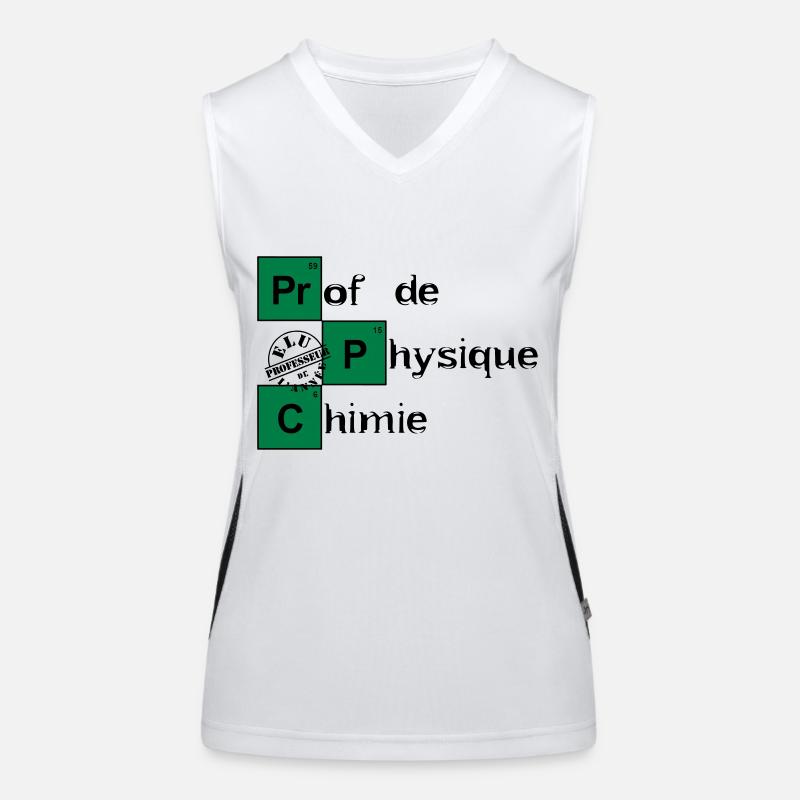 Elu prof de l'année - Physique Chimie Débardeur respirant contrasté Femme