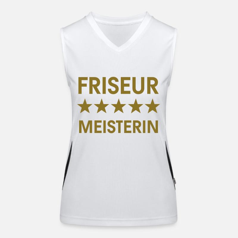 coiffeur CONCIERGE Débardeur respirant contrasté Femme