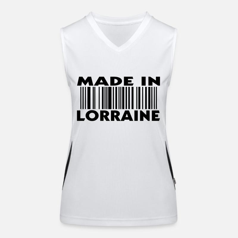 Made in LORRAINE (1c) Funktionelles Kontrast-Tank Top für Frauen