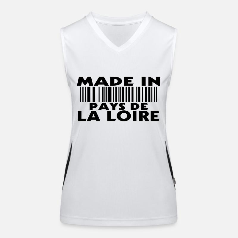 made in PAYS DE LA LOIRE(1c) Débardeur respirant contrasté Femme