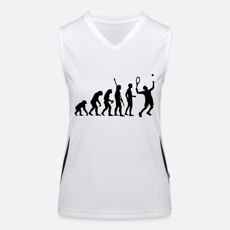 evolution_tennis_b_1c Débardeur respirant contrasté Femme