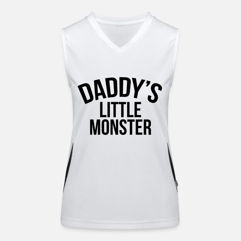 Daddy's little monster Women's Functional Contrast Tank Top