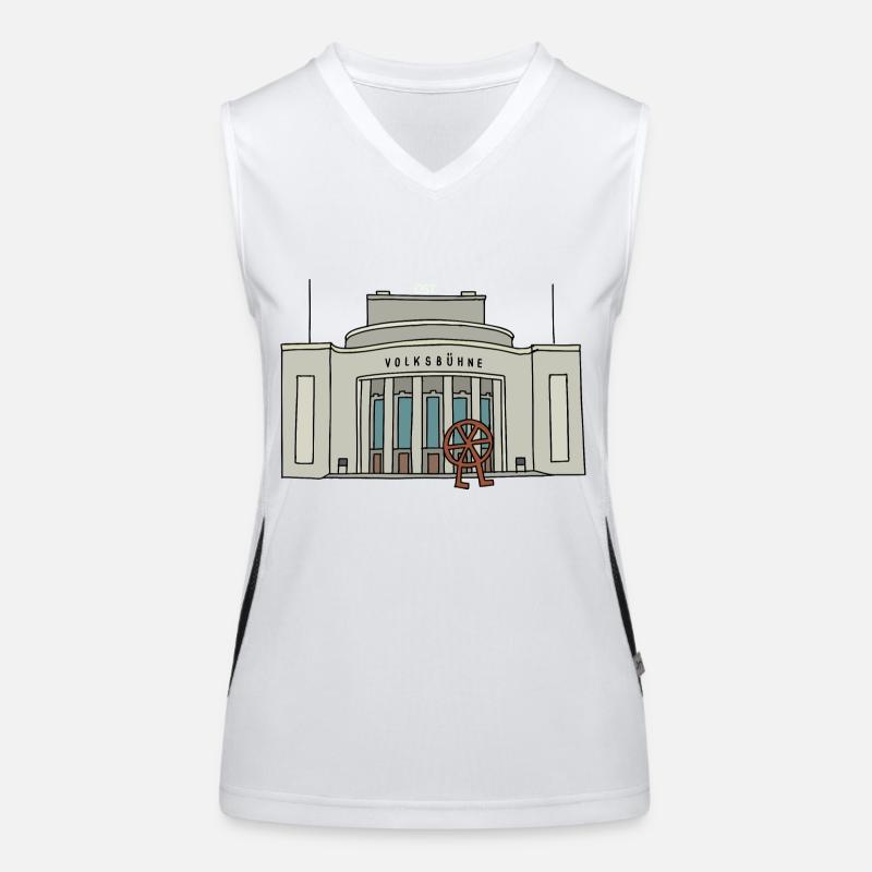 Volksbühne BERLIN Funktionelles Kontrast-Tank Top für Frauen