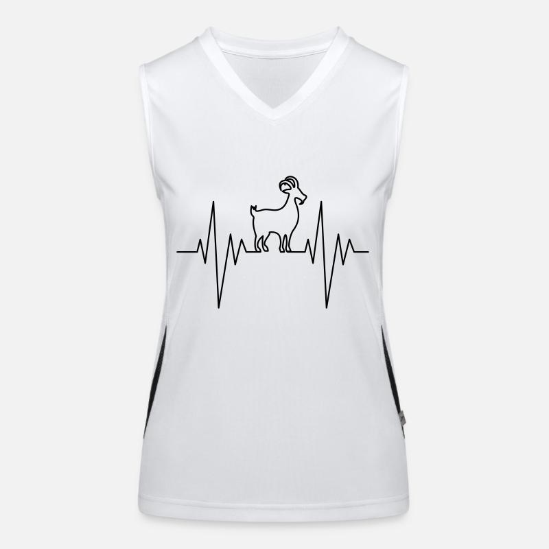 Goat Pulse Women's Functional Contrast Tank Top