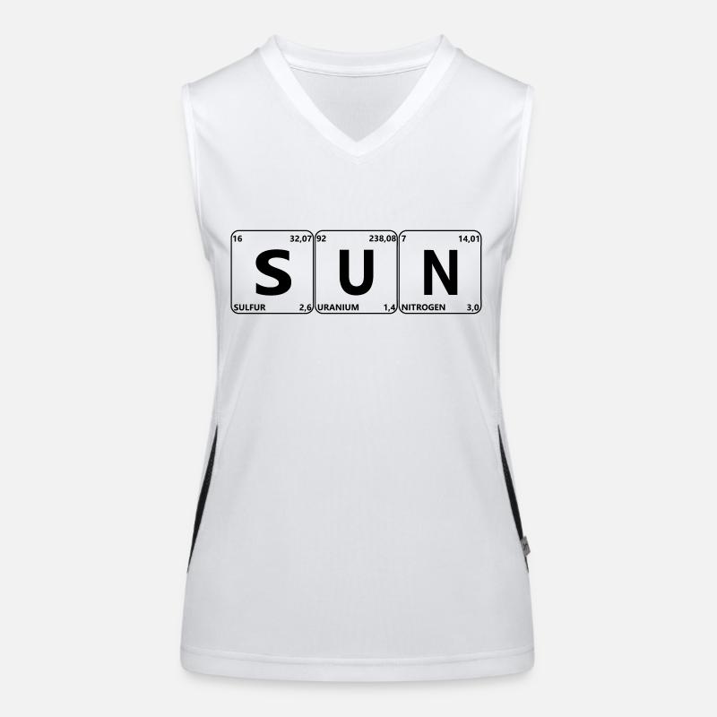 SUN Funktionelles Kontrast-Tank Top für Frauen