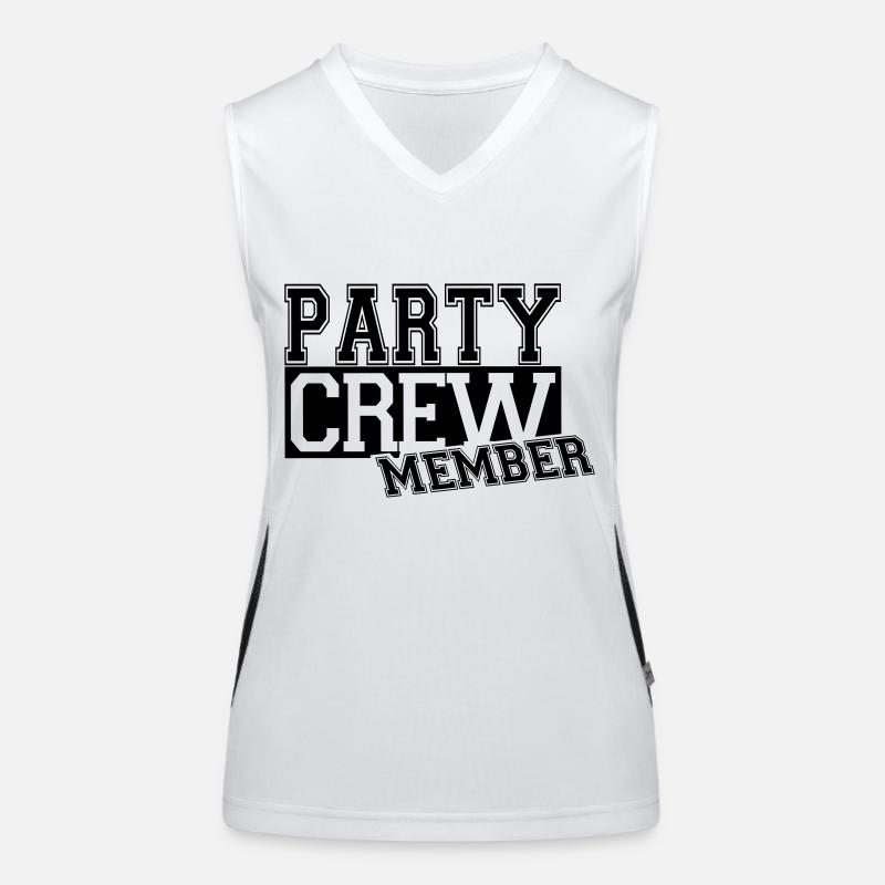 party crew Women's Functional Contrast Tank Top