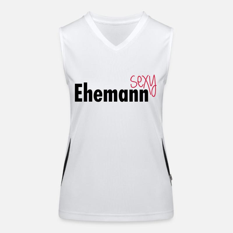 Sexy Ehemann Funktionelles Kontrast-Tank Top für Frauen