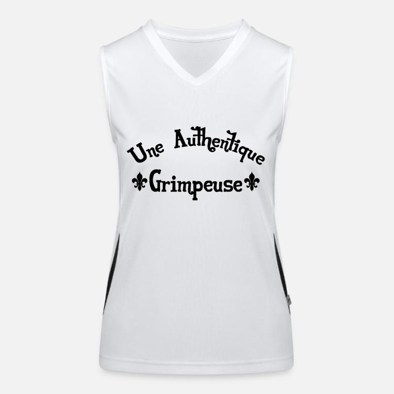 Escalade / Alpiniste / Varappe / Alpinisme Grimpe Débardeur respirant contrasté Femme