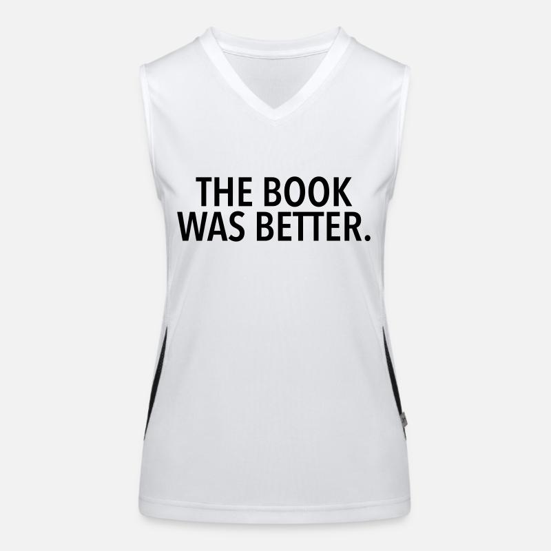 The Book Was Better Women's Functional Contrast Tank Top