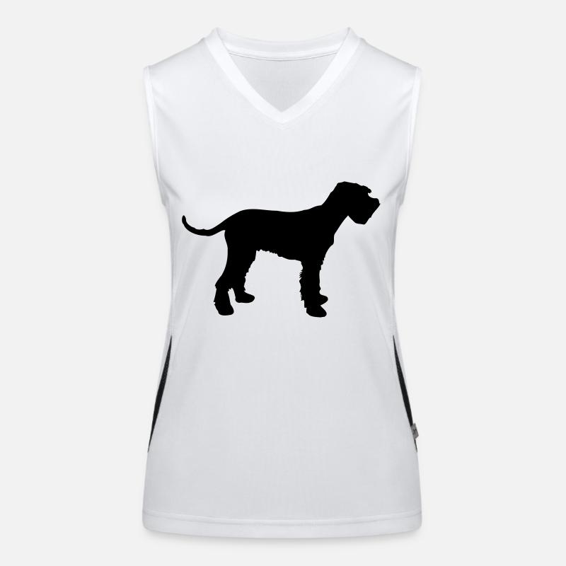giant schnauzer Women's Functional Contrast Tank Top