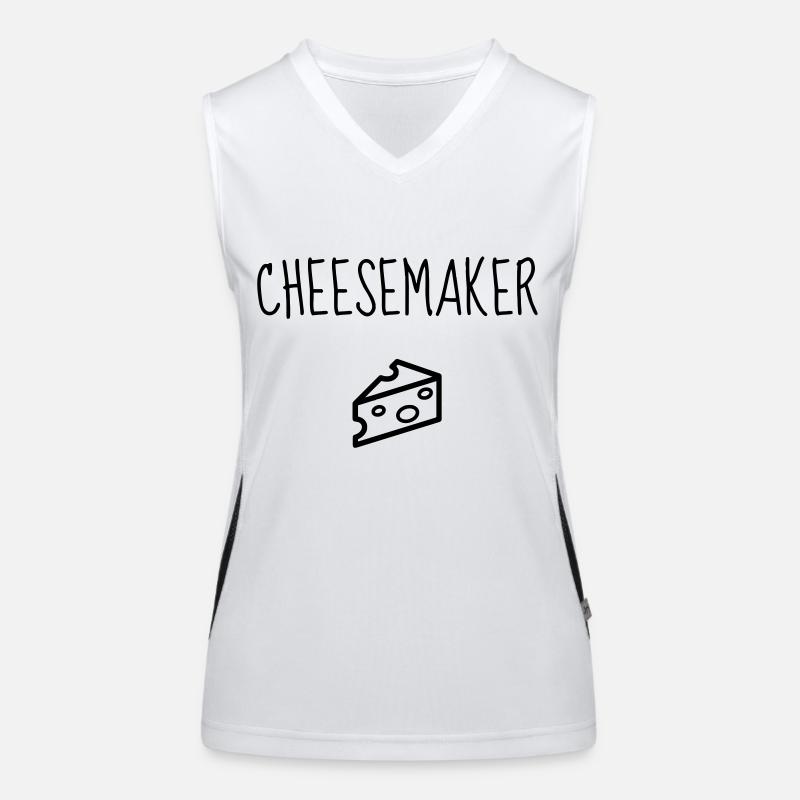 Cheese Maker Fromager Fromage Käse Käser Women's Functional Contrast Tank Top