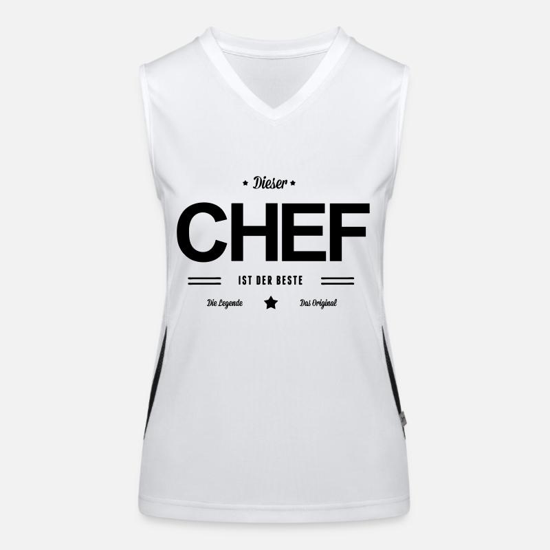 Bester Chef Funktionelles Kontrast-Tank Top für Frauen