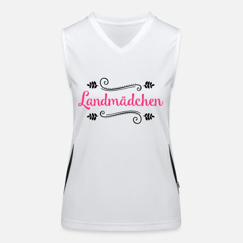 landmaedchen design Funktionelles Kontrast-Tank Top für Frauen