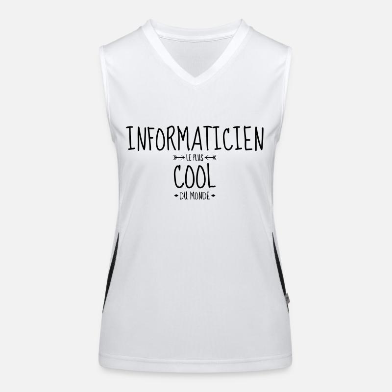 Computer / Informatiker / Aussenseiter / Ingenieur Funktionelles Kontrast-Tank Top für Frauen