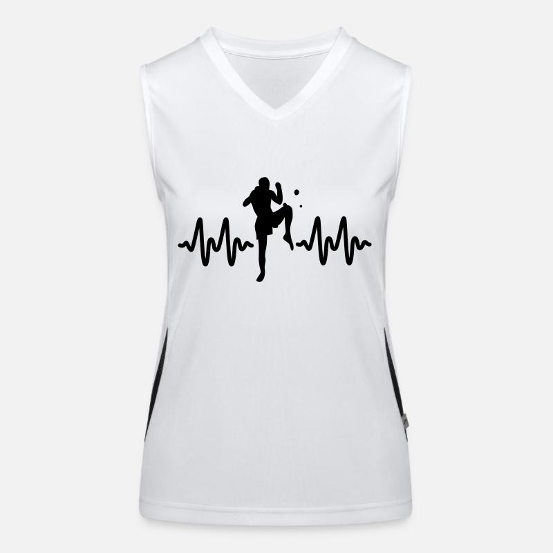 Kickboxen Funktionelles Kontrast-Tank Top für Frauen