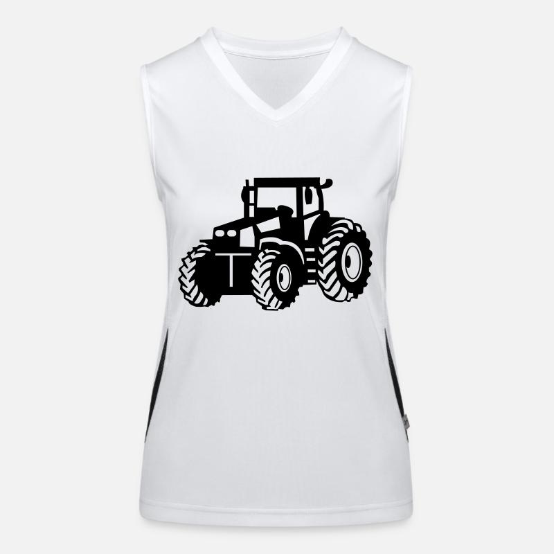 traktor_001 Débardeur respirant contrasté Femme