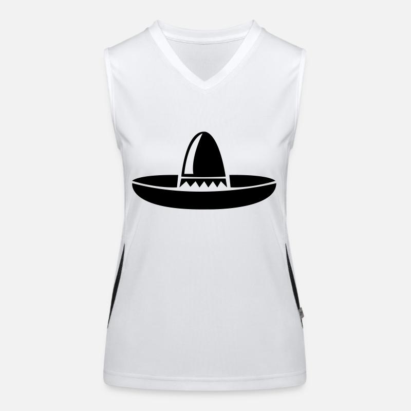 mexico_hut Women's Functional Contrast Tank Top