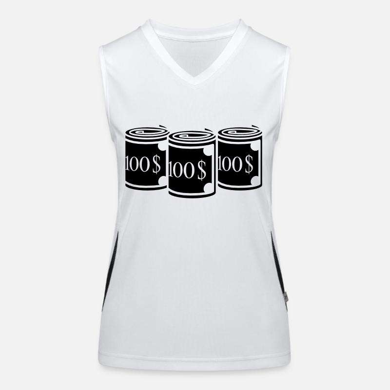 Drei 100 Dollar Funktionelles Kontrast-Tank Top für Frauen